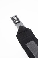 Gorilla Wear Basic Wrist Wraps - Zwart/Grijs-3