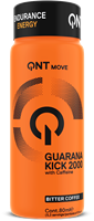 QNT Guarana Kick 2000 mg - Bitter Coffee - 12 x 80 ml-3
