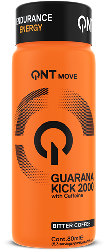 QNT Guarana Kick 2000 mg - Bitter Coffee - 12 x 80 ml-3