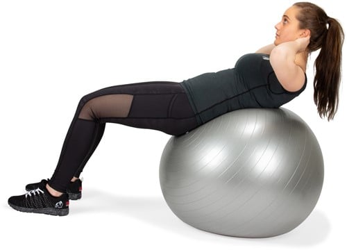 VirtuFit Anti-Burst Fitnessbal Pro - Gymbal - Swiss Ball - met Pomp - Grijs - 65 cm-3