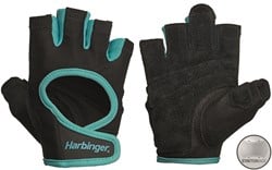 Harbinger Women's Power Stretchback Fitness Handschoenen - Zwart/Blauw