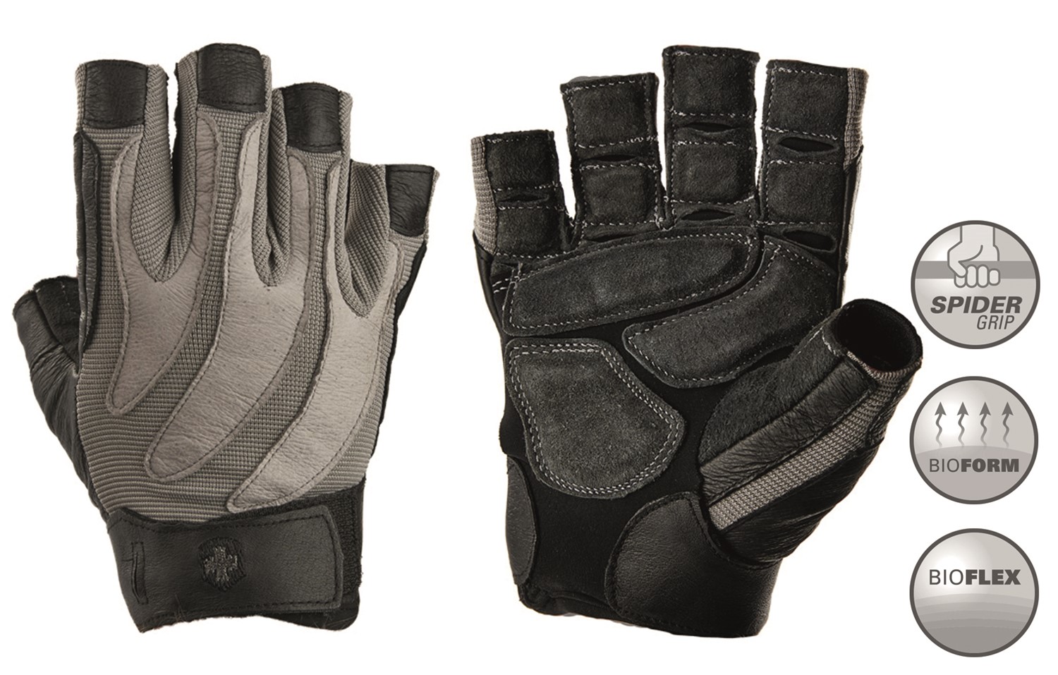 Harbinger Fitness Harbinger Men's Bioform Fitness Handschoenen - Grijs