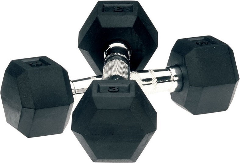 Muscle Power Hexa Dumbbells - 2 x 22,5 kg