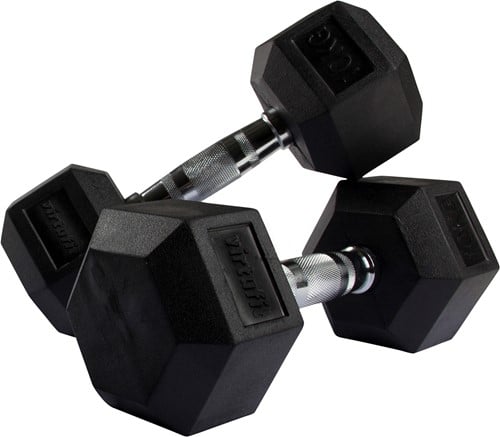 VirtuFit Hexa Dumbbell Pro - 10 kg - Per Stuk-2