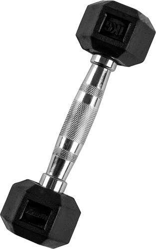 VirtuFit Hexa Dumbbell Pro - 1 kg - Per Stuk
