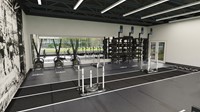Centr x HYROX Perform Turf - 2 banen met eind zones - met logo-2