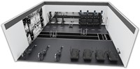 Centr x HYROX Perform Turf - 2 banen met eind zones - met logo-3