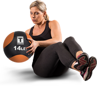 Body-Solid Medicine Ball - Medicijnbal - Blauw - 4,5 kg-3
