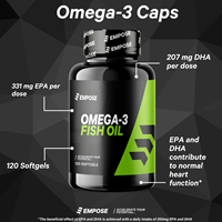 Empose Nutrition Omega-3 / Visolie Caps - Essentiele vetzuren - 120 Capsules-3
