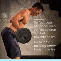 Iron Gym Verstelbare Curlstang Set - 23 kg - Zwart-2