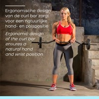 Iron Gym Verstelbare Curlstang Set - 23 kg - Zwart-3