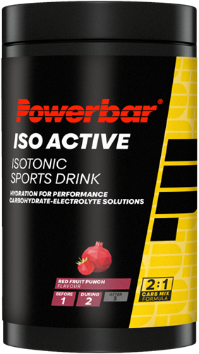 Powerbar Isoactive Sportdrank - 600 gr - Rood Fruit