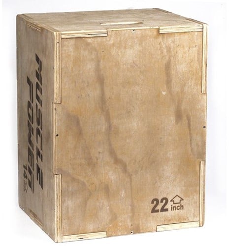 Muscle Power Houten Plyo Box Klein-2