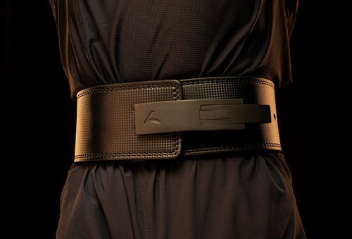 Reeva Lifting Belt van Carbon Leer - RVS Gesp - 13 mm-3