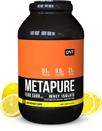 QNT Metapure Whey Protein Isolate - Eiwit Poeder - 2000 gr - Lemon Meringue
