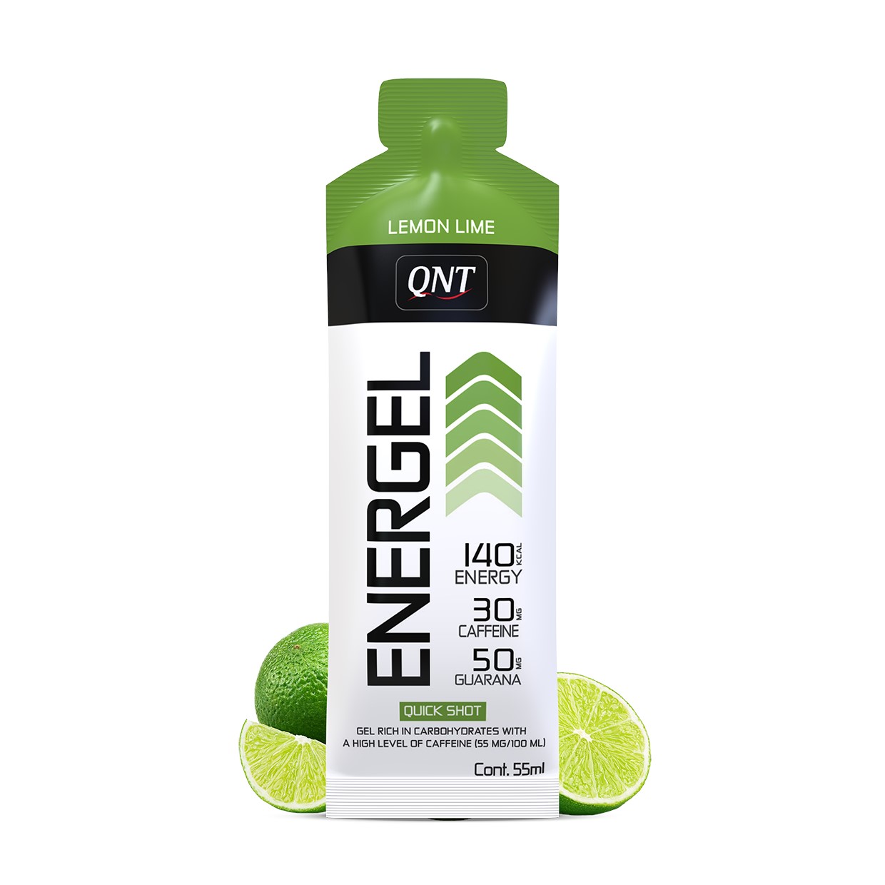 QNT Energel - Energy Gel - 25 x 55 ml - Lemon Lime