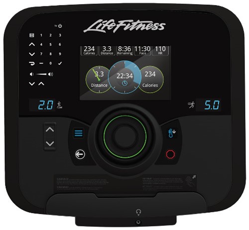 Life Fitness Platinum Explore Lifecycle Hometrainer Arctic Silver - Gratis montage-2