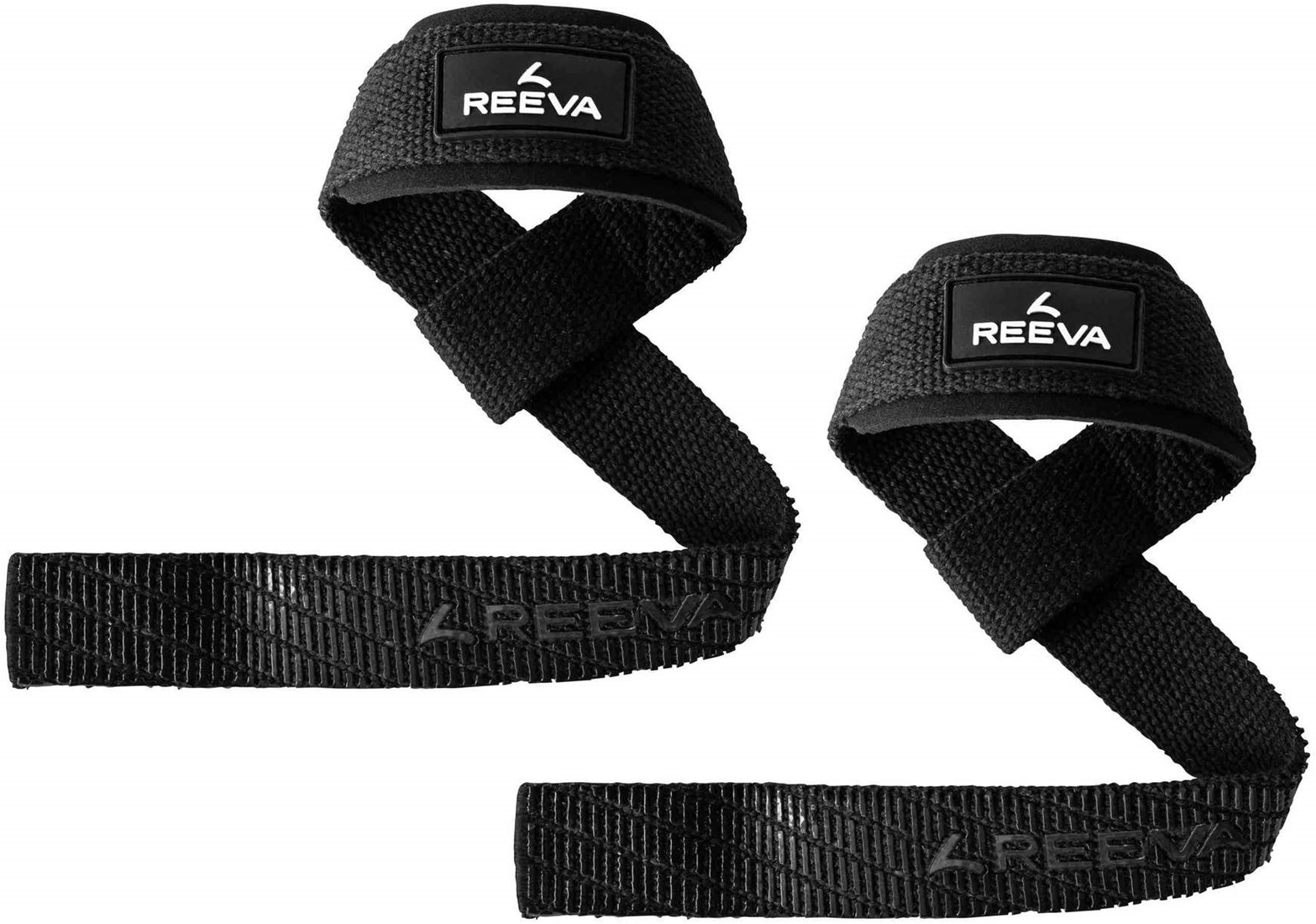 Reeva Lifting Straps met Padding Zwart Fitwinkel.nl