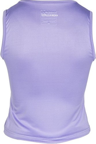 Gorilla Wear Estelle Twisted Crop Top - Lila