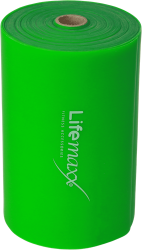 Lifemaxx Flex Band - Medium - 12 meter - Groen