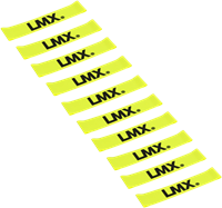 Lifemaxx LMX Mini Weerstandsband - Extra licht - Geel - 10 stuks