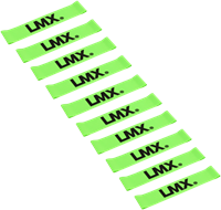 Lifemaxx LMX Mini Weerstandsband - Licht - Groen - 10 stuks