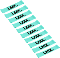 Lifemaxx LMX Mini Weerstandsband - Sterk - Blauw - 10 stuks