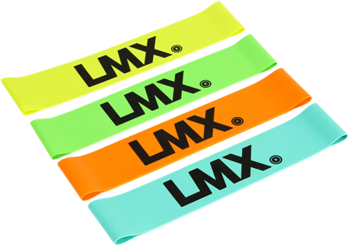 Lifemaxx LMX Mini Weerstandsband - Extra licht - Geel - 10 stuks-2
