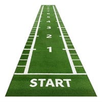 Lifemaxx Sprinttrack - Kunstgras - 1,5 x 11 m - Groen