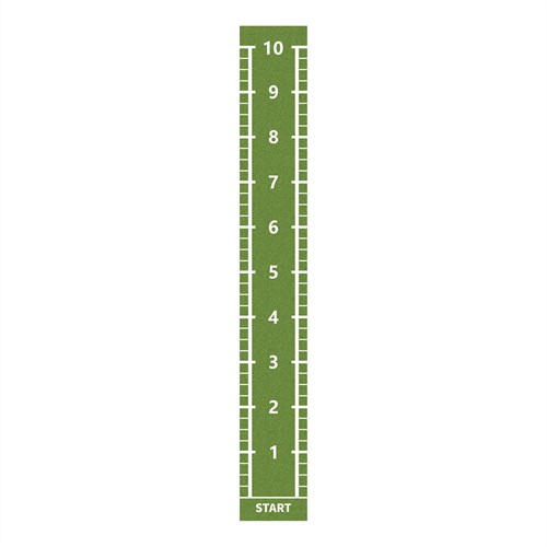 Lifemaxx Sprinttrack - Kunstgras - 1,5 x 11 m - Groen-3