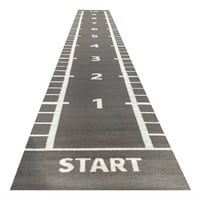 Lifemaxx Sprinttrack - Kunstgras - 1,5 x 11 m - Grijs