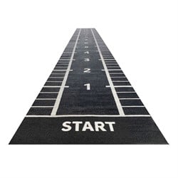 Lifemaxx Sprinttrack - Kunstgras - 2 x 15 m - Zwart