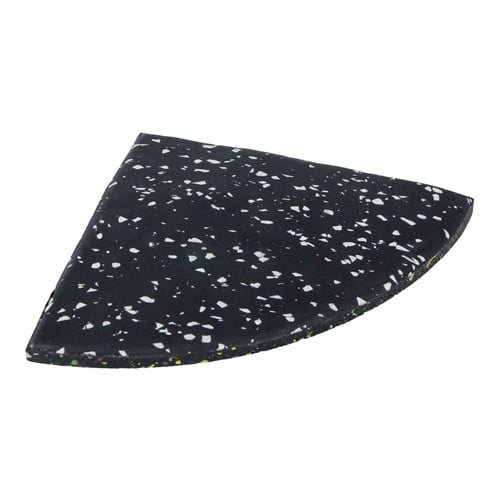 Lifemaxx Premium Floor Corner 15 x 15 x 2 cm - Zwart