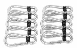 Lifemaxx LMX Karabijnhaken - Snaphook met slot - 10 Stuks