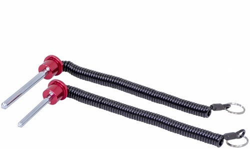 Lifemaxx Magnetische Gewichtstapelpin met spiraalsnoer leash ø8 mm