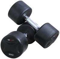 Lifemaxx Vaste Ronde Dumbbell Set - 2 x 10 kg