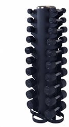 Lifemaxx Dumbbell Toren met Volledige Ronde Dumbbell Set - 1 t/m 10 kg