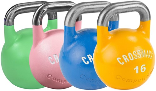 Lifemaxx Crossmaxx Competition Kettlebells - Roze - 8 kg