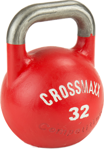 Lifemaxx Crossmaxx Competition Kettlebells - Rood - 32 kg