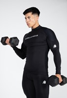 Gorilla Wear Lorenzo Performance Long Sleeve  - Zwart