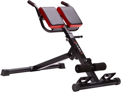 HMS Verstelbare Hyperextension - Zwart/Rood