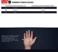 Gorilla Wear Womens Fitness Gloves - Fitness Handschoenen - Zwart/Paars-3
