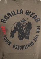 Gorilla Wear Marshall Mouwloze Hoodie - Borst Logo