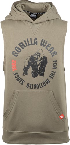 Gorilla Wear Marshall Mouwloze Hoodie - Front