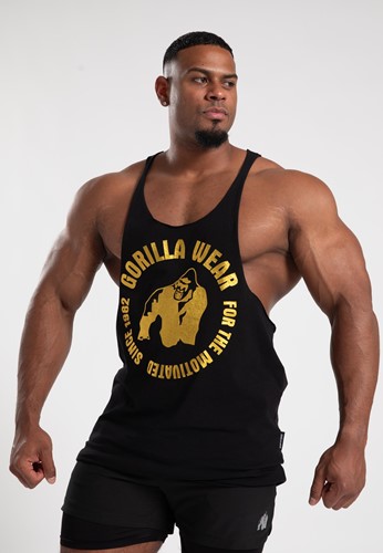 Gorilla Wear Melrose Stringer - Zwart/Goud