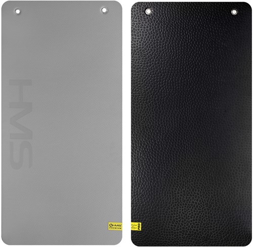 HMS Fitness Mat - Grijs/Zwart - 15 mm