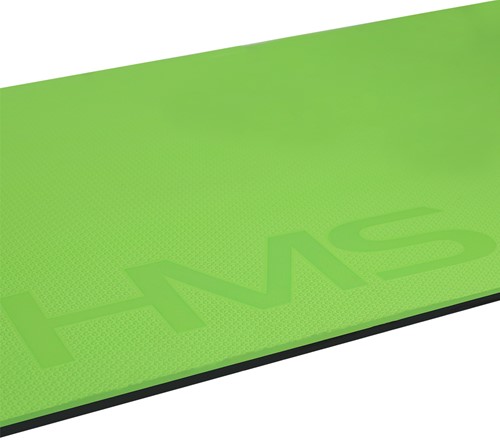 HMS Fitness Mat - Groen/Zwart - 15 mm-3