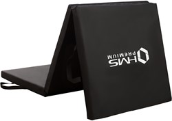 HMS Premium Opvouwbare Fitness Mat - Zwart