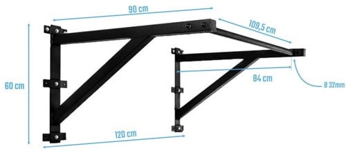 Muscle Power Cross Fit Pull Up Rek - Optrekstang-3