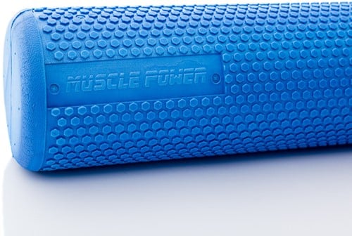 Muscle Power Foamroller XL - Blauw - 90 cm